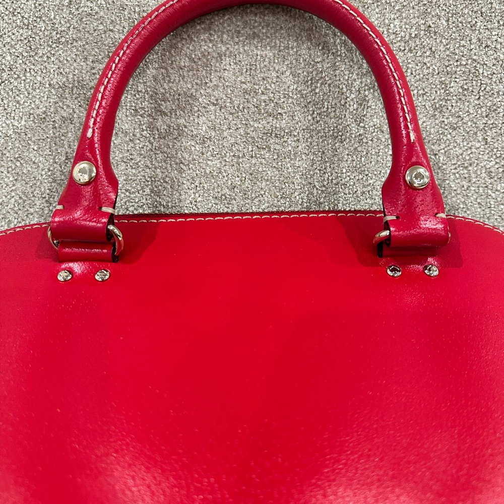 Kate Spade Cherry Red Satchel - Picture 8 of 10